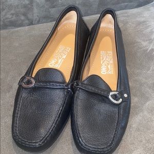 Ferragamo black moccasin